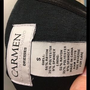 Haut Carmen Marc Valvo Noir - Taille XS - Sans Manches - Neuf Avec étiquettes